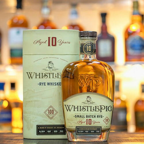 倉庫一掃特別価格 Whistle pig Rye Whiskey ホイッスルピッグ 10年2本 - 酒